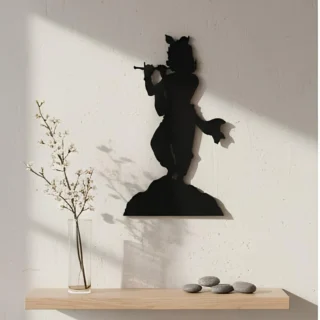 Hindu God Metal Wall Art krishna